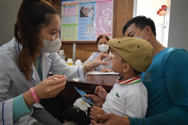 Hơn 67.000 trẻ từ 6-59 tháng tuổi tiếp cận Vitamin A và thuốc sổ giun